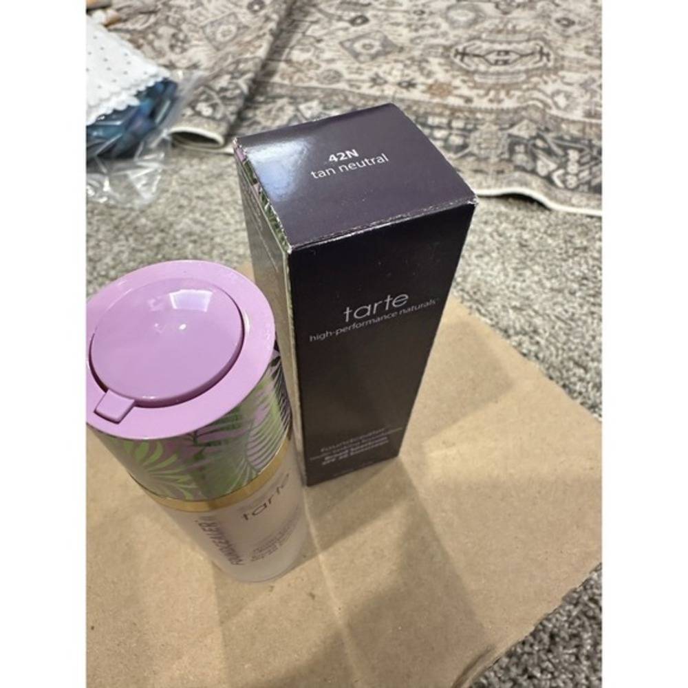 Tarte Babassu Foundcealer Foundation SPF 20 Tan Neutral 42N New In Box - Picture 3 of 5